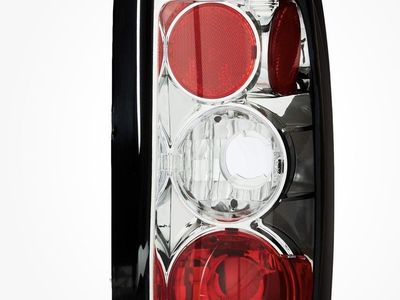 Chrome Housing Clear Lens Tail Lights 1997-2004 Dodge Dakota Left Right Pair