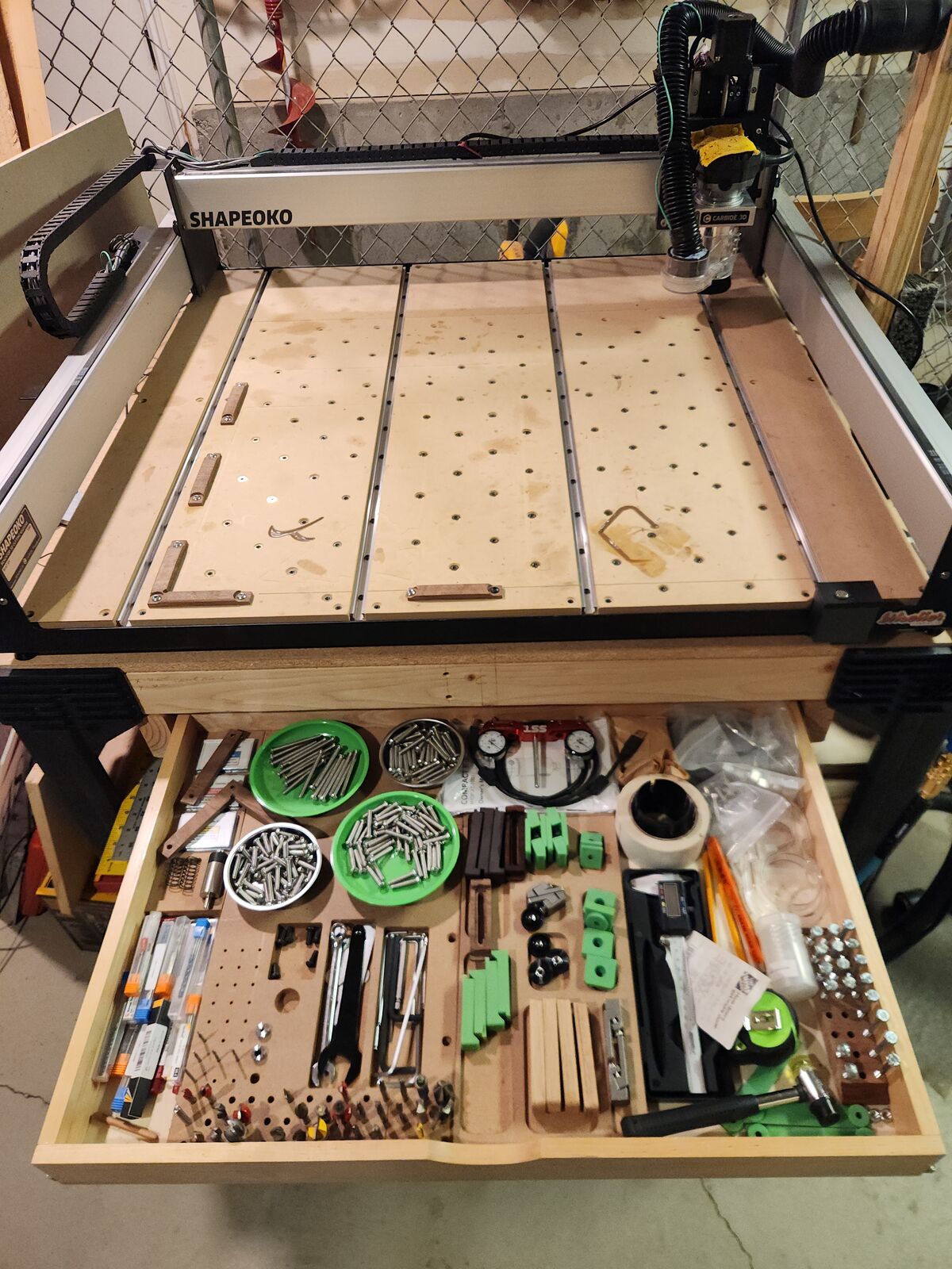Shapeoko 4 CNC router with stand and extras!