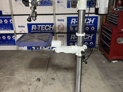 Dayton 40PM17B 33" Radial Arm 5-Speed Floor Drill Press - 1/2 HP