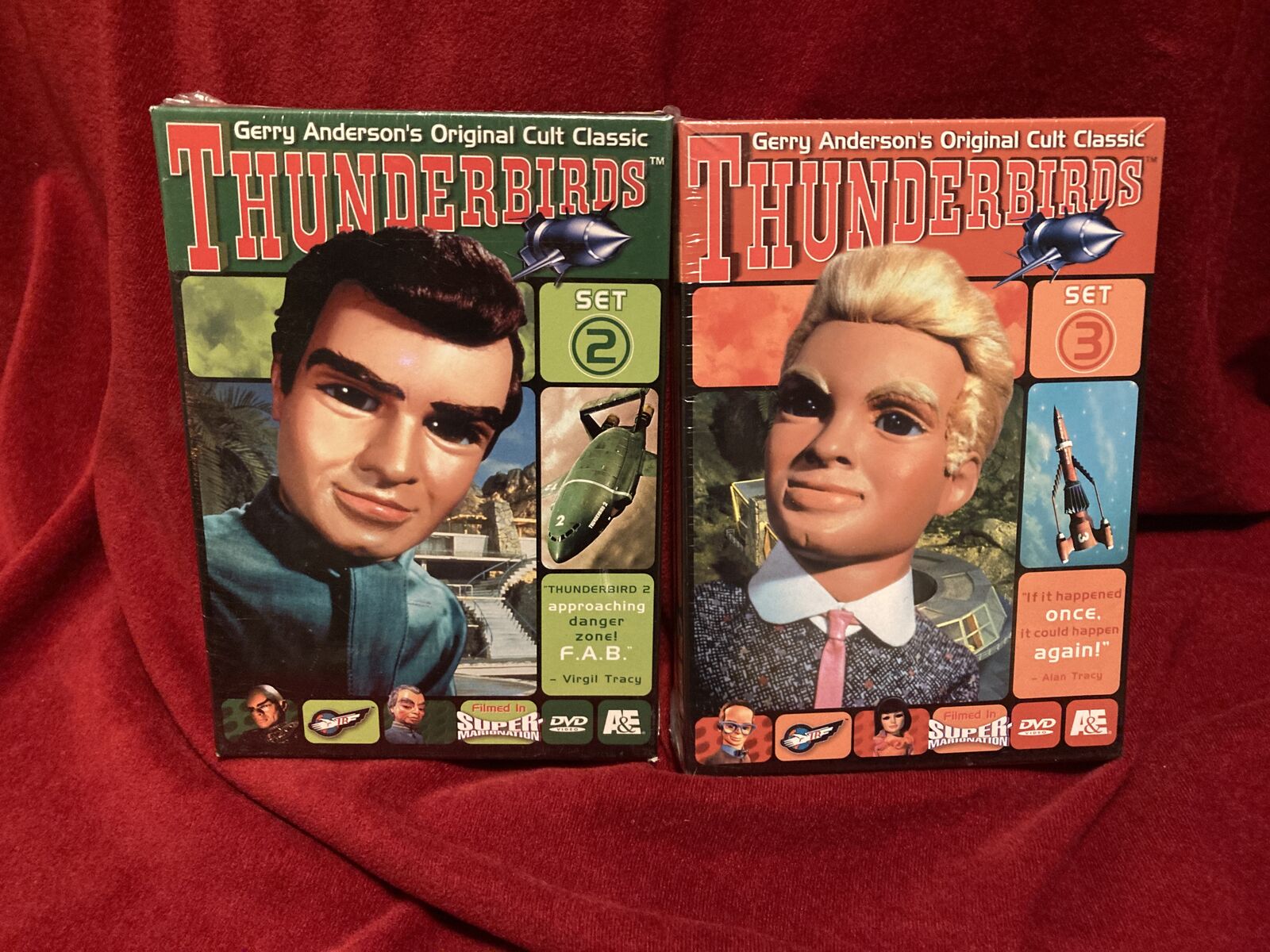 Thunderbirds Complete Set 2 & 3 DVDs New Cult Classic Sci Fi