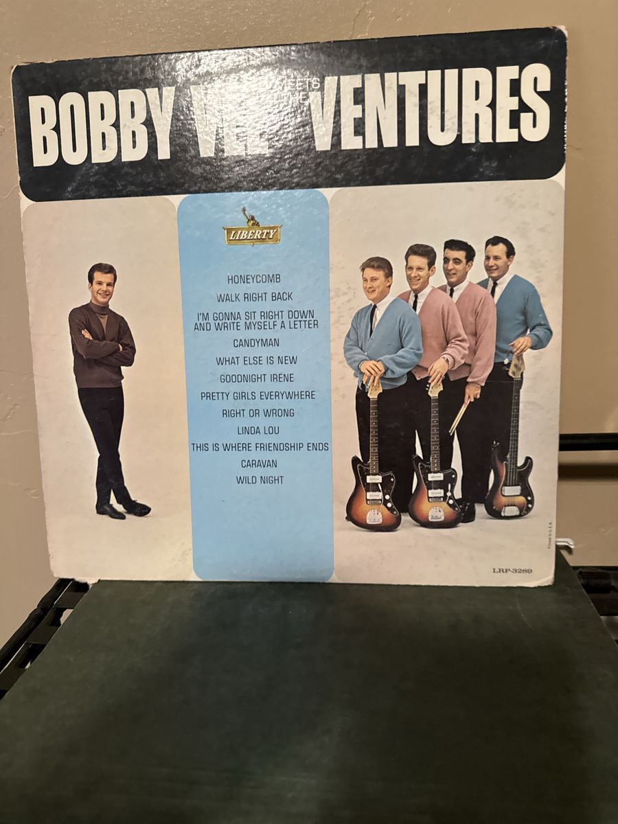 Bobby Vee Meets The Ventures Vinyl LP Record Liberty LRP-3289 Vintage Album