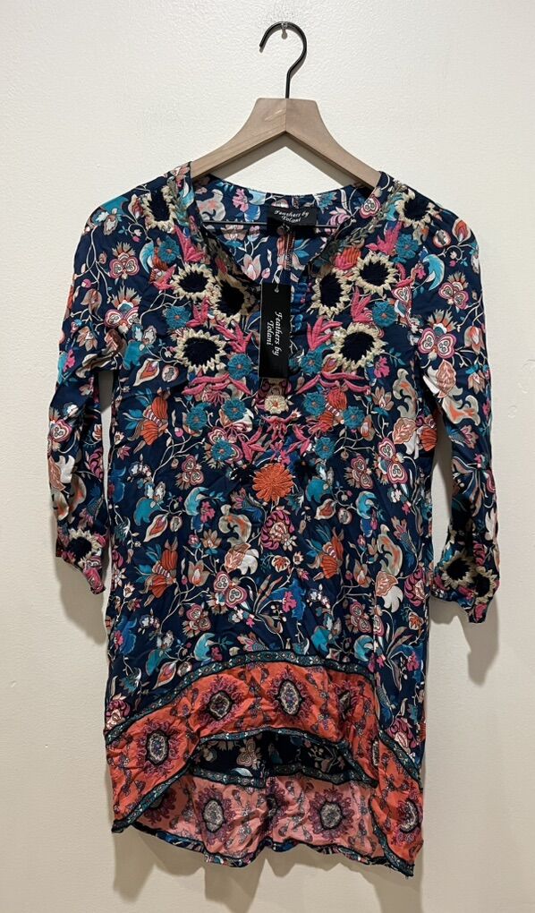 NWT Feathers by Tolani by Anthropologie Tunic XS