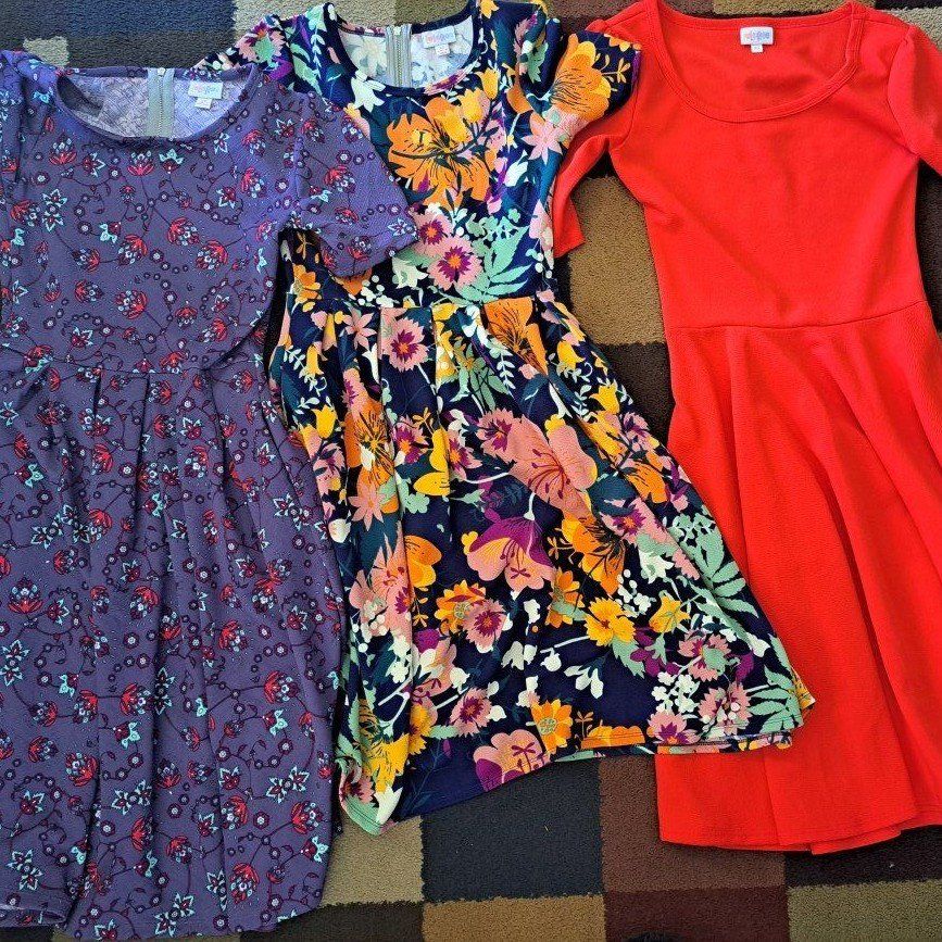3 brand new LuLaRoe summer dresses 