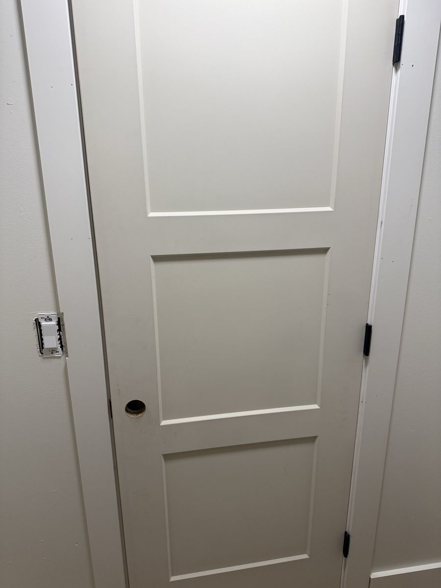 Interior Doors Pre-hung White Panel Style Used