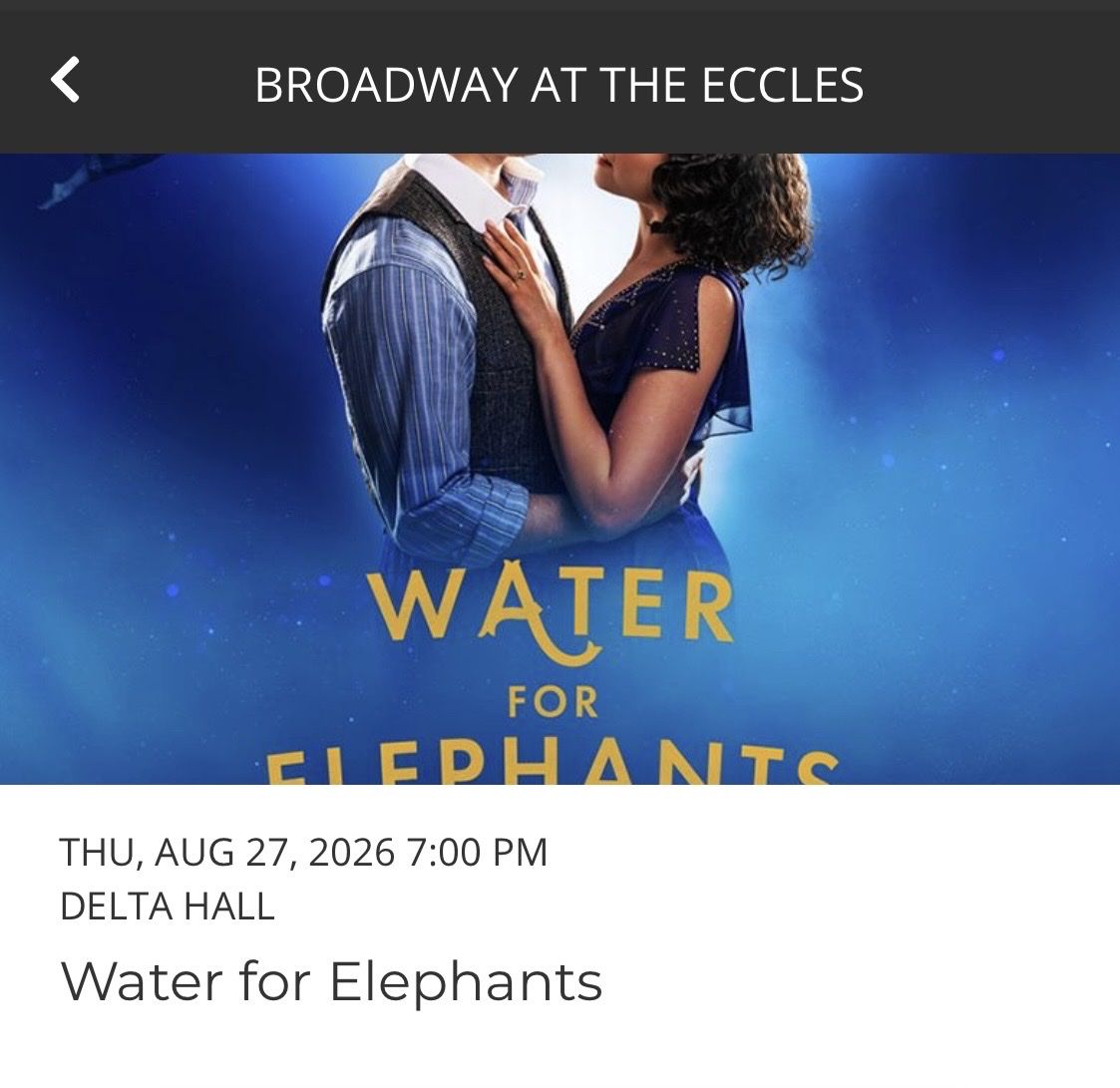 Water For Elephants tickets (2)