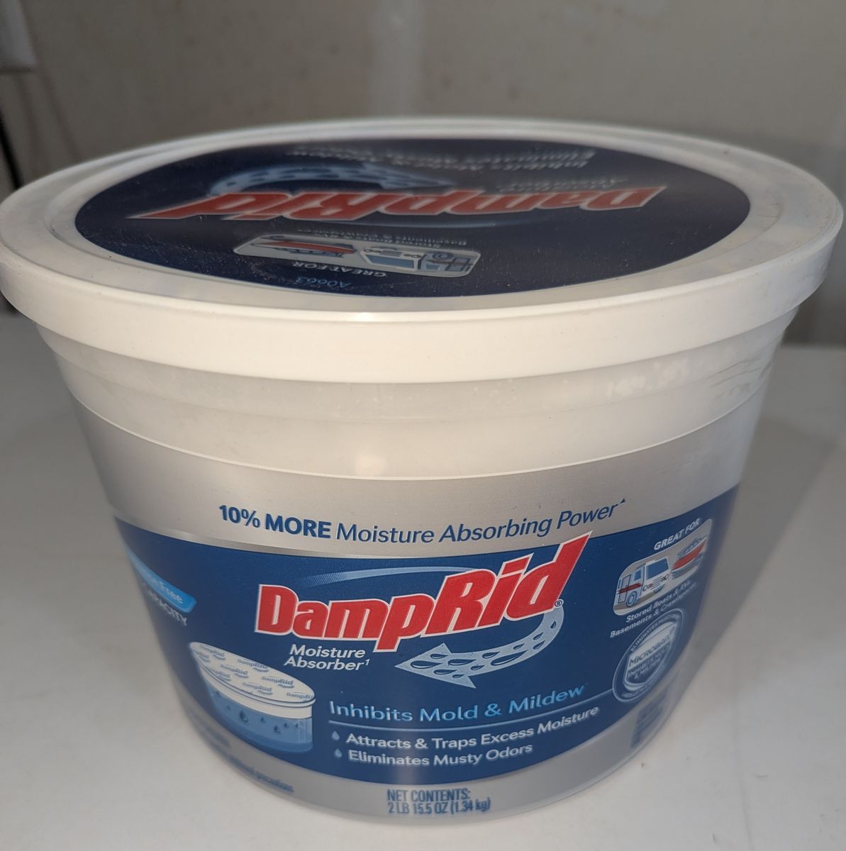 DampRid Moisture Absorber Tubs – 2 New