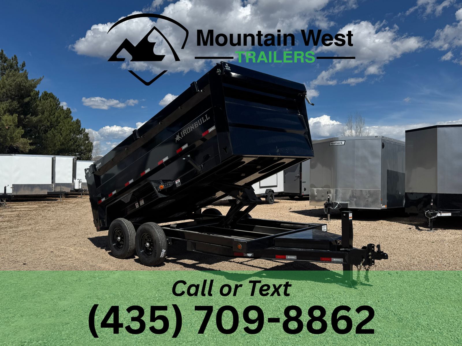 2026 Iron Bull 7X14-14.9K Dump Trailer w/ 4ft Sides