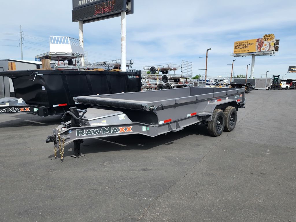 2026 RawMaxx 7X16 GDX 14K Dump Trailer