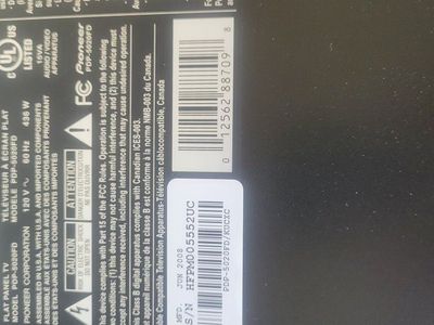 free TV for parts