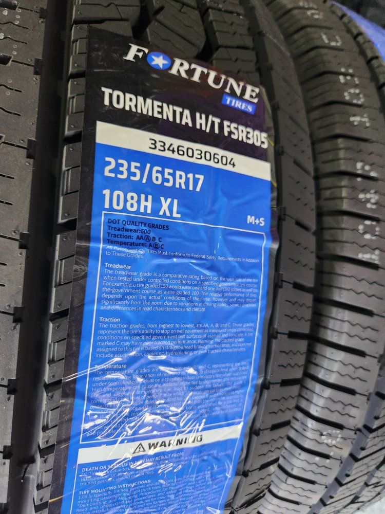 235/65r17 fortune tormenta ht