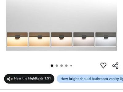 VOLISUN 48-Inch Modern LED Vanity Light Fixture, Dimmable, Black Finish