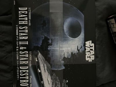 Star Wars, Death Star And Destroyer Bandai Model