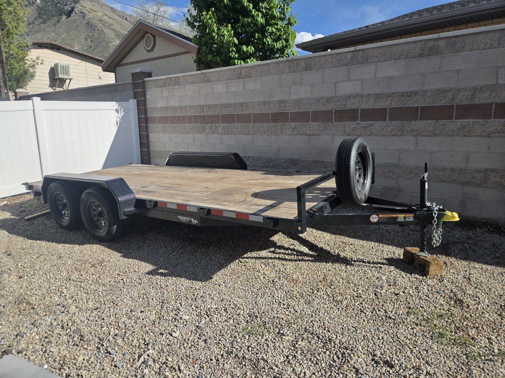 7x16 workhorse car hauler trailer