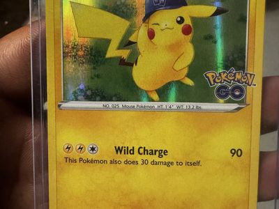 Pokemon GO Pikachu 028/078 Holo Rare TCG Card