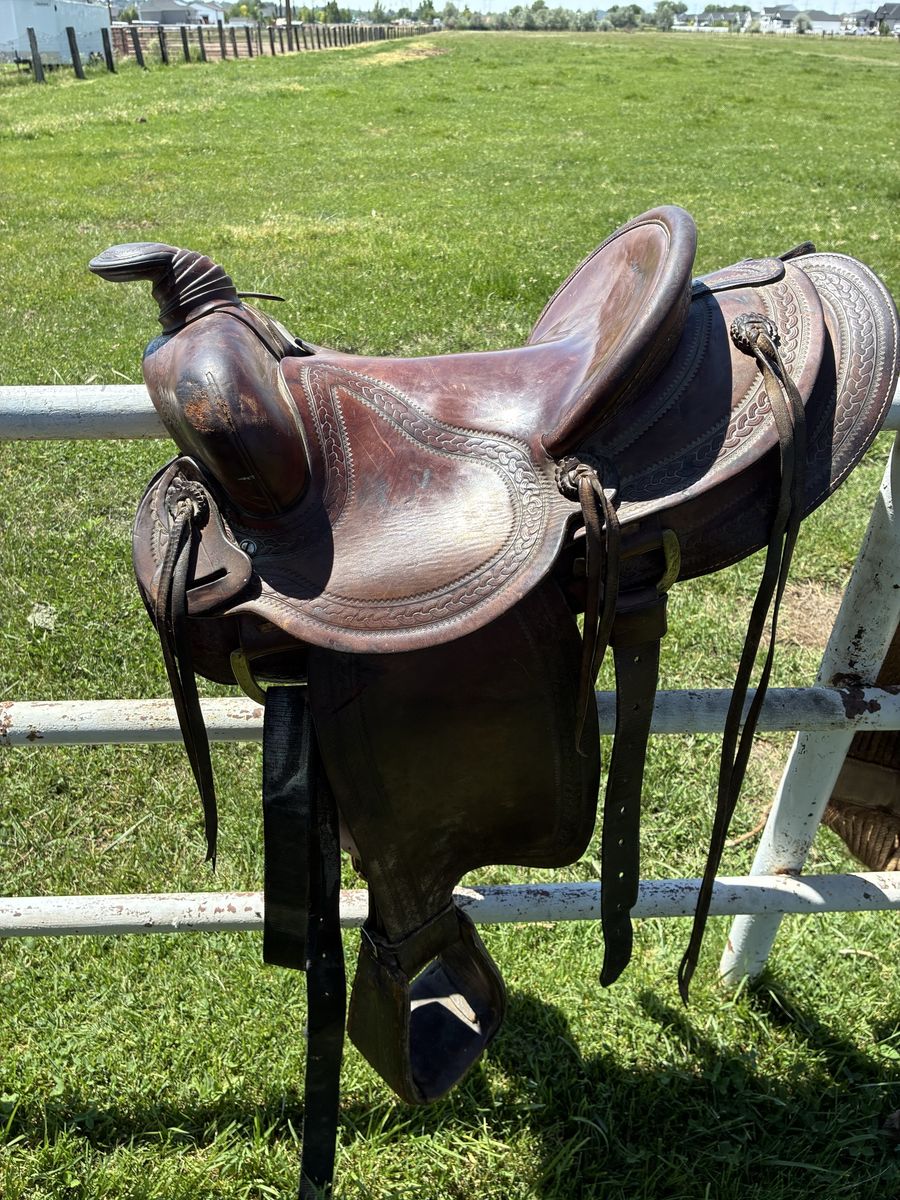 Five well-made saddles