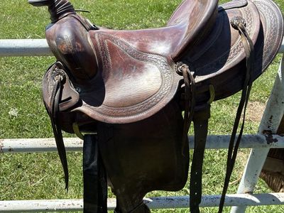 Five well-made saddles