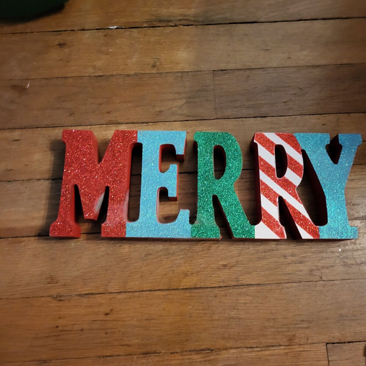 Merry Wood Sign