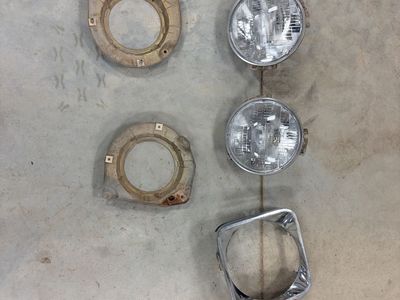 1976-1980 Chevy LUV Headlights and Mounts