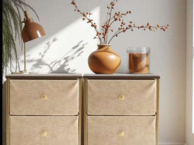 Set of 2 Modern Nightstands — $60