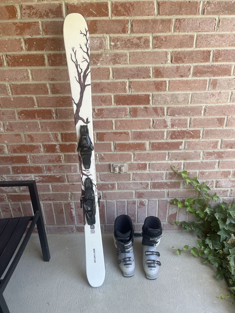 Atomic Bent Skis 153cm w/ Bindings & Dalbello Menace 4 Boots 25.5 - Used 2 Seasons