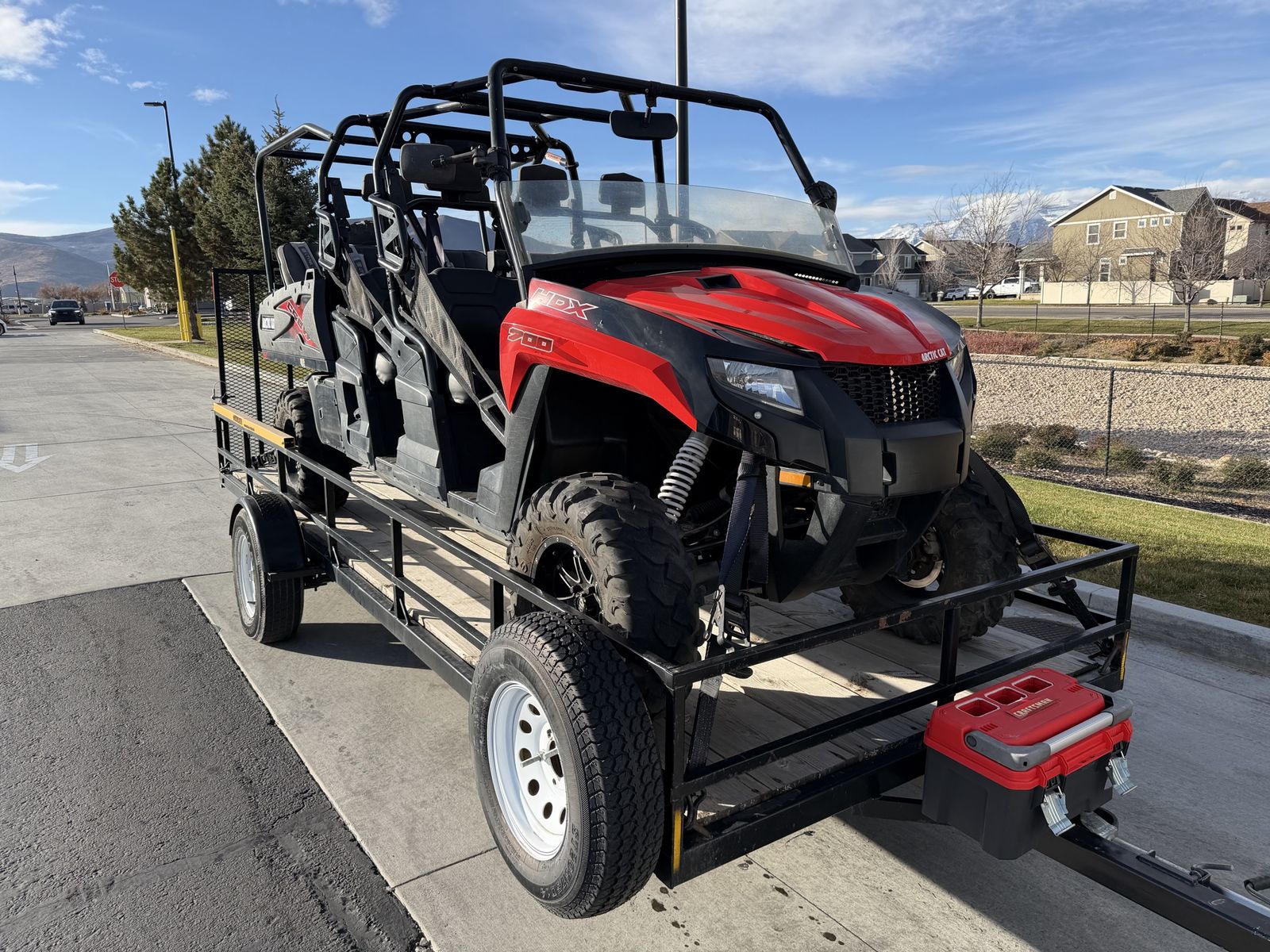 Arctic Cat HDX 700 Crew UTV with Trailer