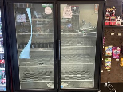 Double door reach in Refrigerator