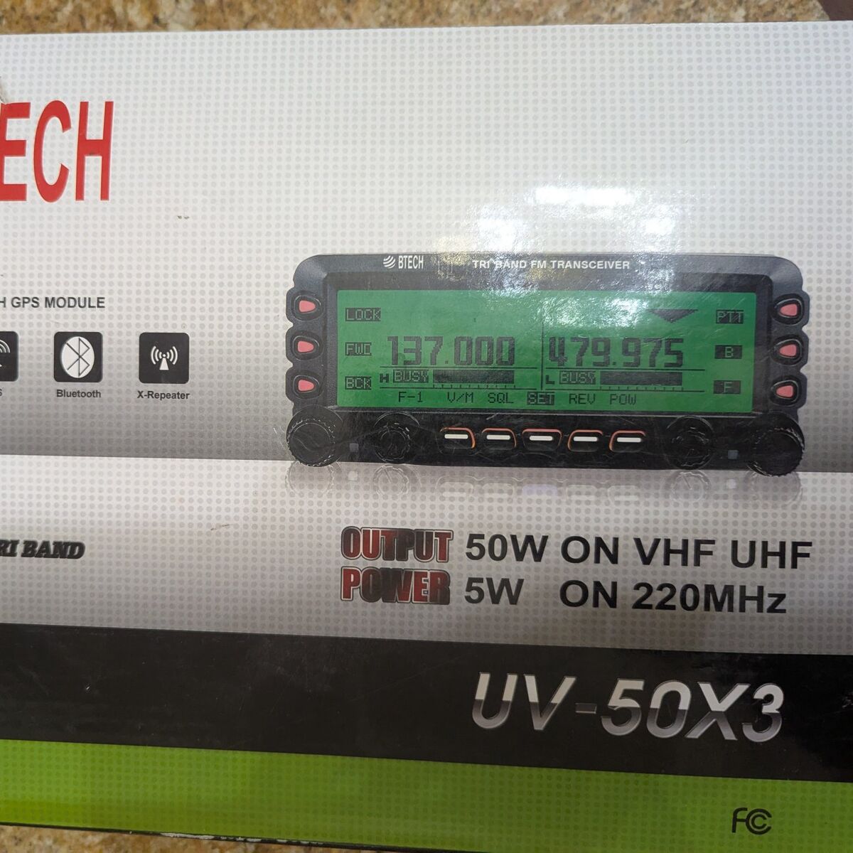 btech UV50X3 radio