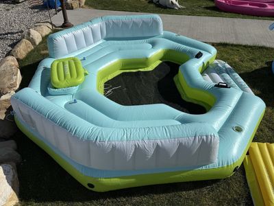 Seascape island and slide combo