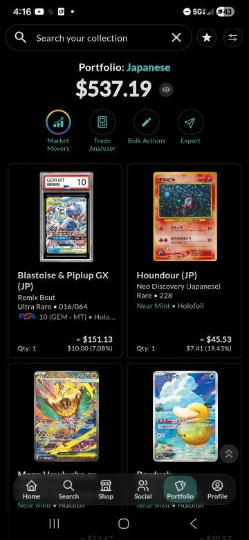 Whole Set Of Japanese Cards