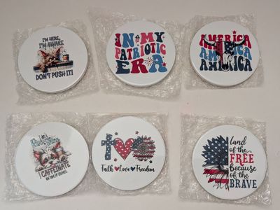 Patriotic Coasters/Home Decor