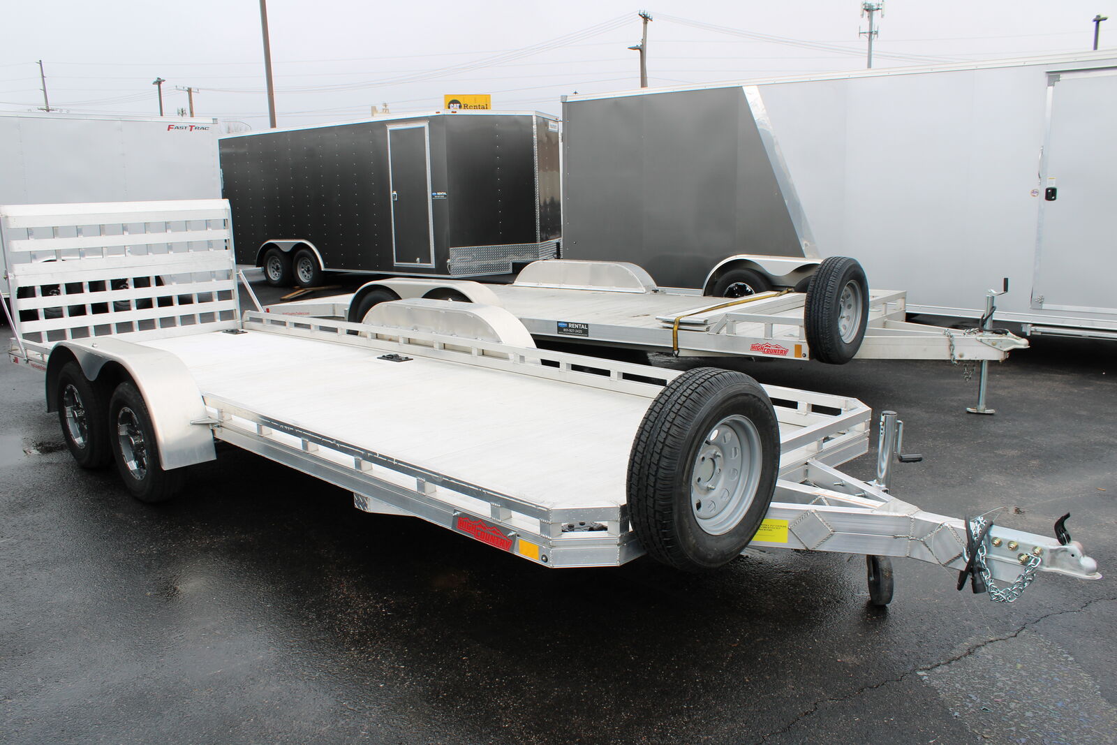 Alcom 20'Aluminum Trailer for Rent