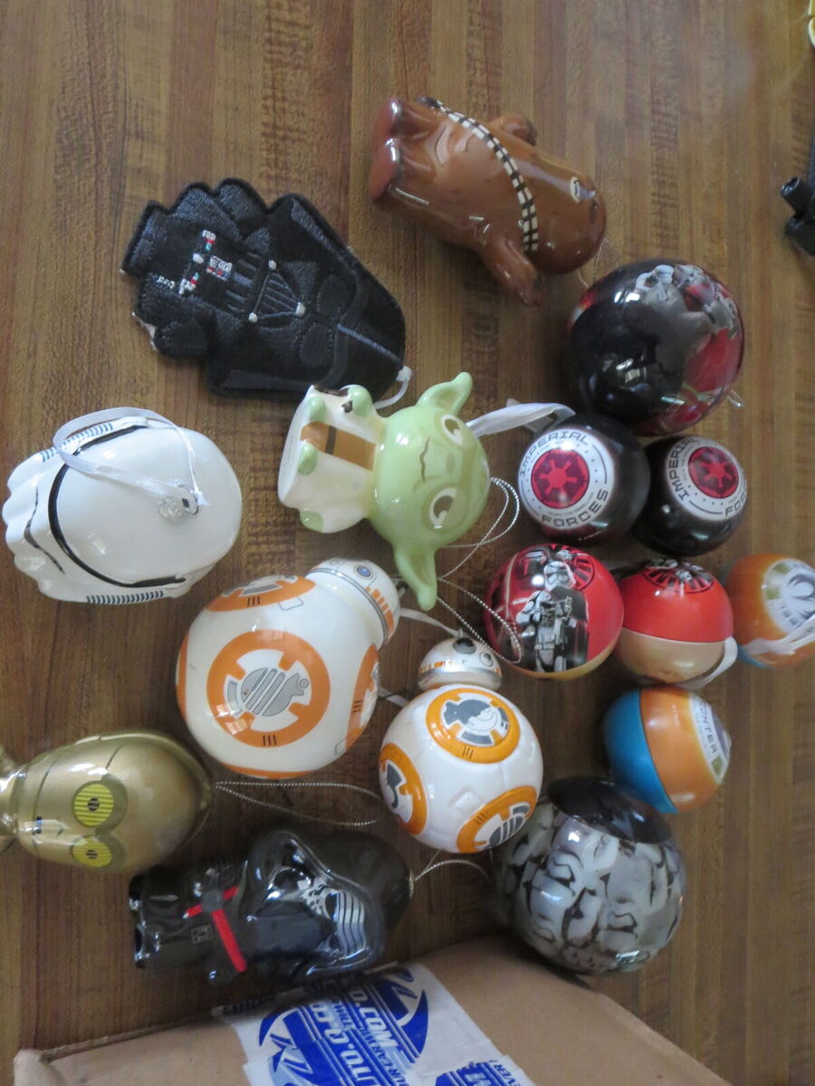 Vintage Star Wars Christmans Ornament"s lot of 14