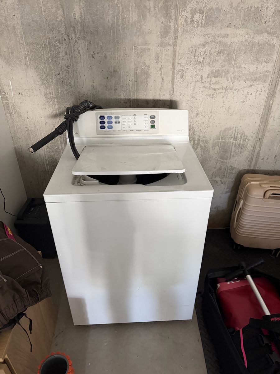 BROKEN GE Profile Top-Load Washing Machine - White