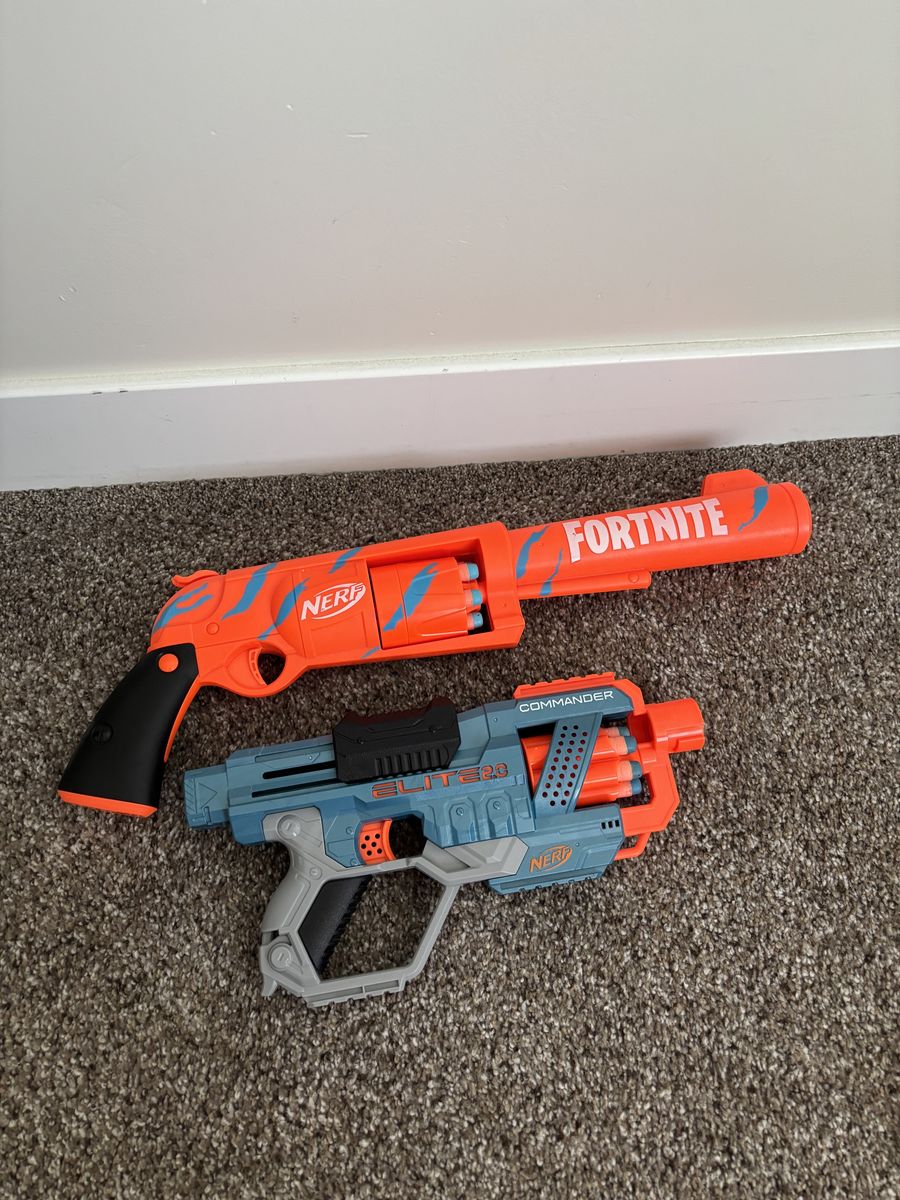 Brand new nerf guns