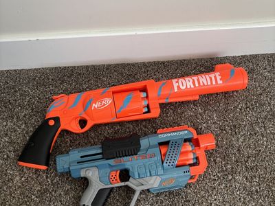 Brand new nerf guns