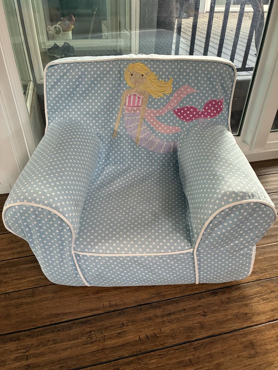 Mermaid pottery barn anywhere kids chair