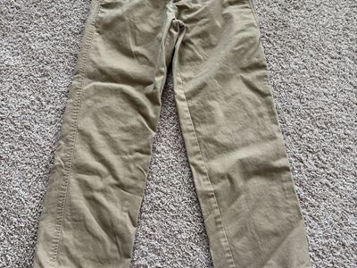 Tommy Hilfiger formal flat front khaki trousers boys 14