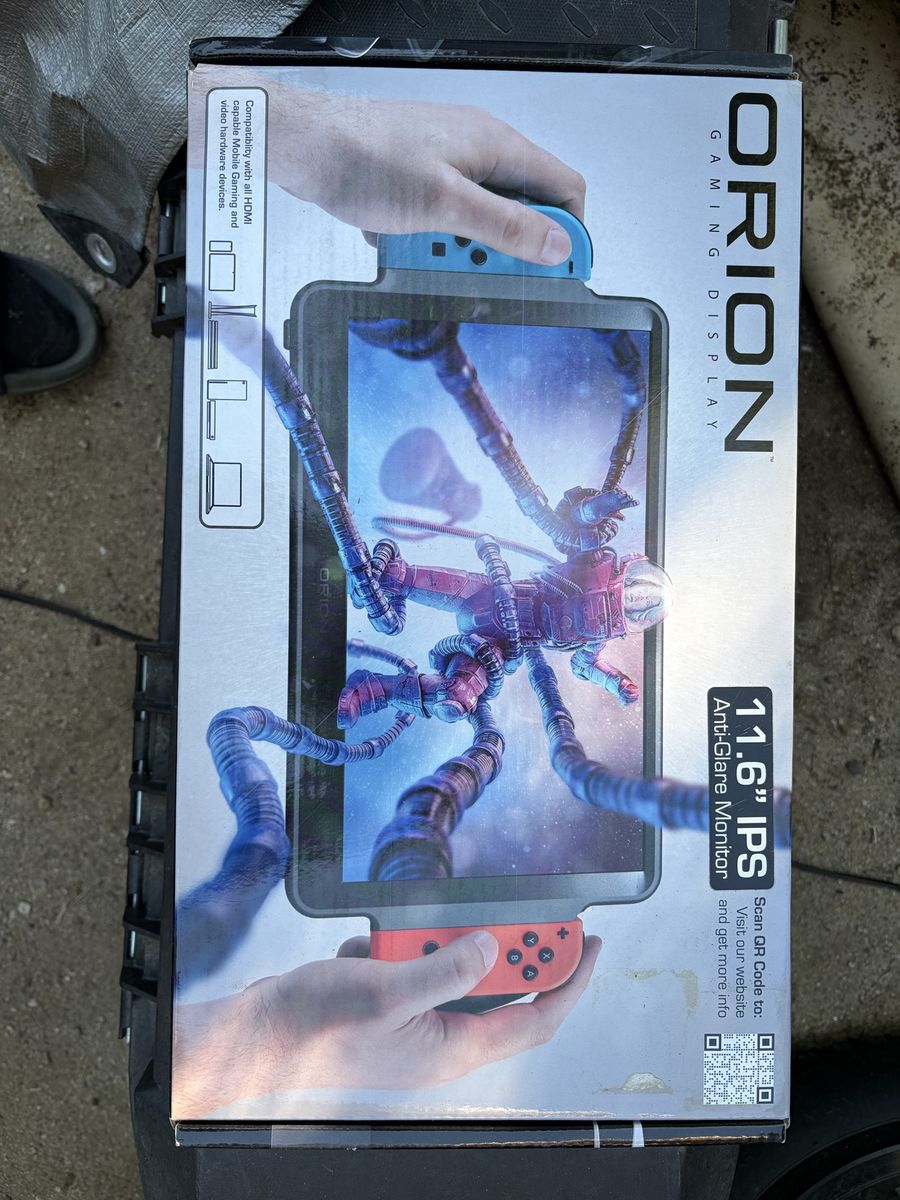 Brand New Orion 11.6” Gaming Display for Nintendo Switch – Sealed