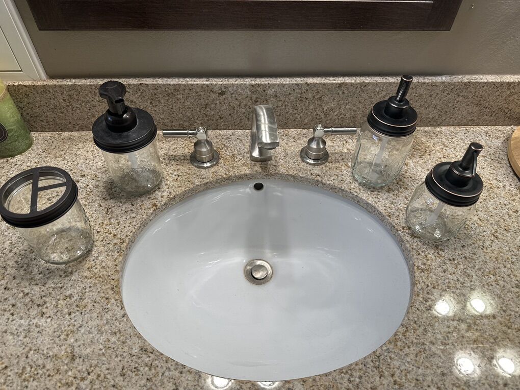 Glass Soap And Lotion Accessories