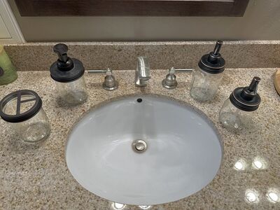 Glass Soap And Lotion Accessories