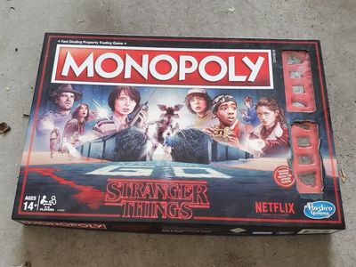 Monopoly Stranger Things Edition Board Game Hasbro Netflix Original