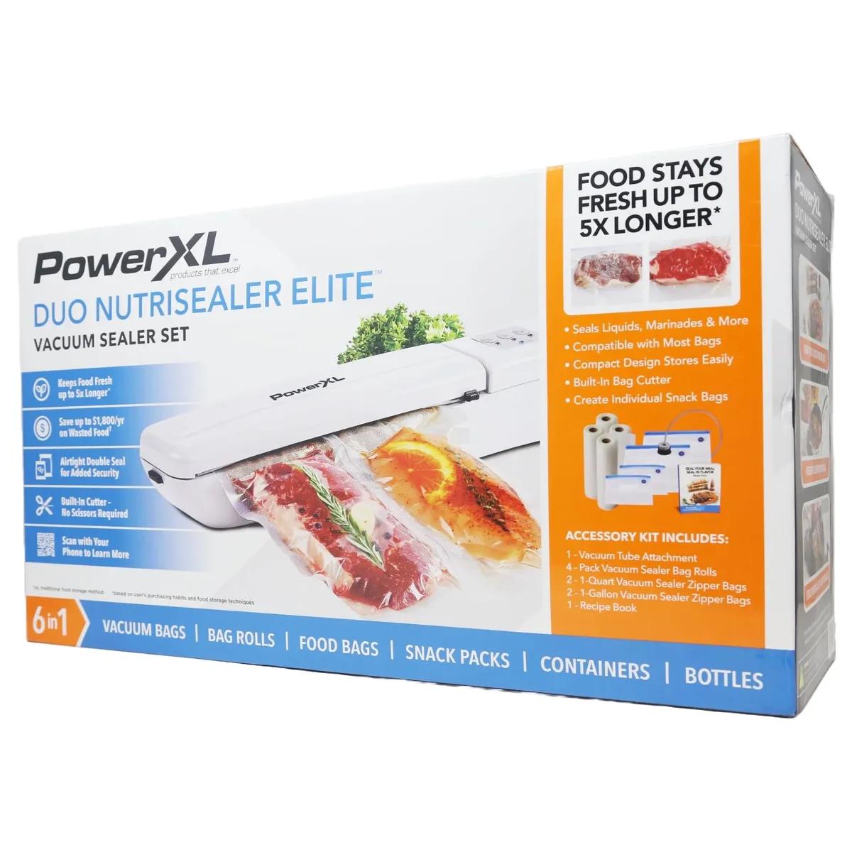 Power XL Duo Nutrisealer Vacuum Sealer Set