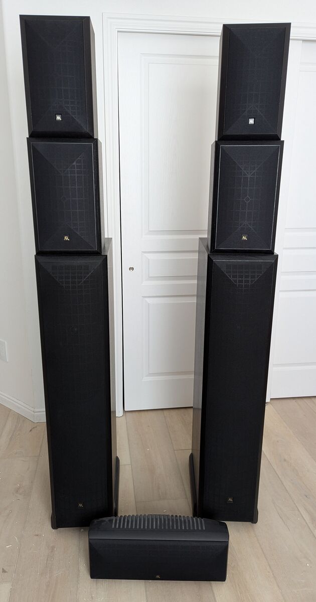 7 Acoustic Research speakers