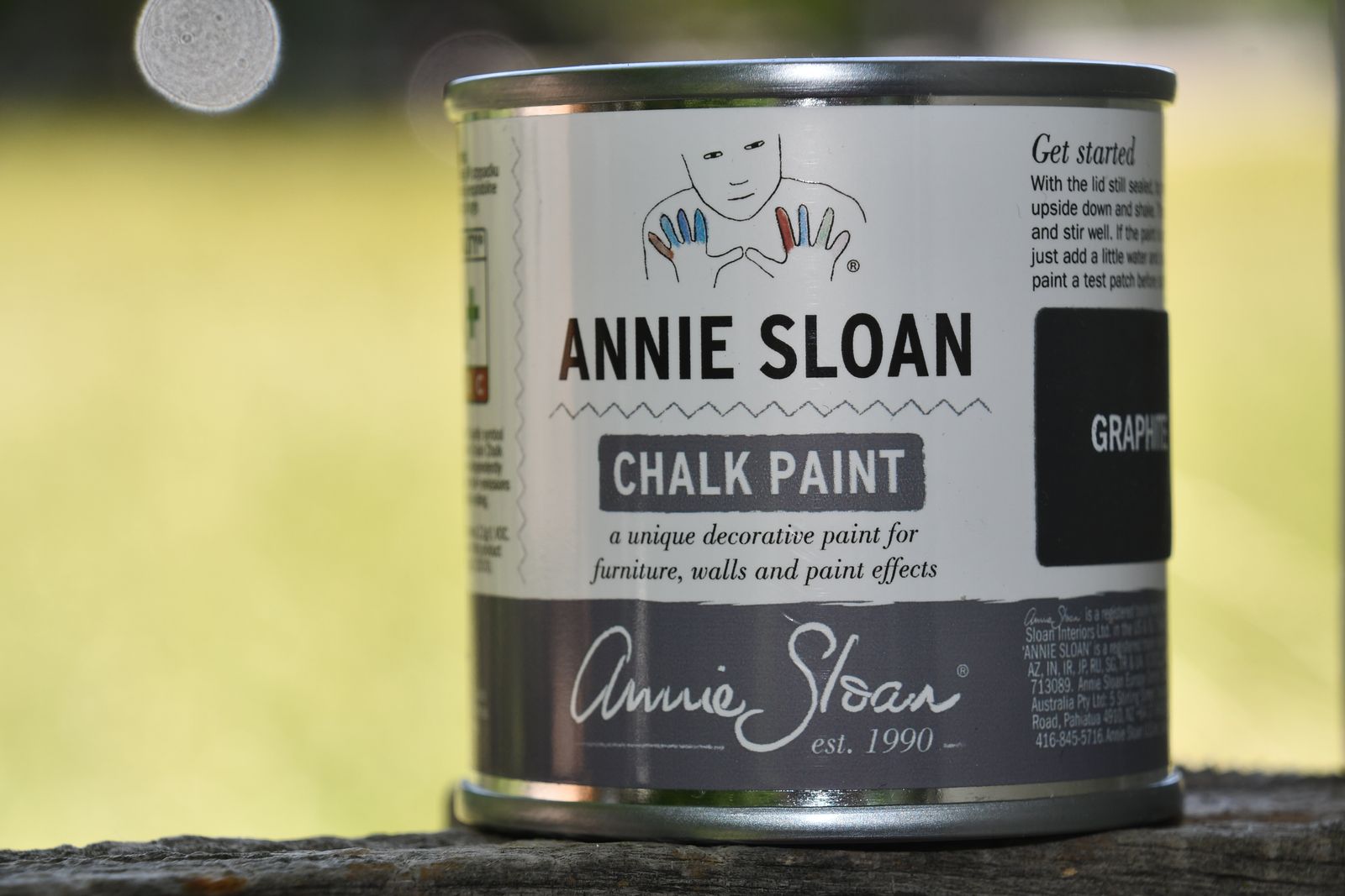 NEW ANNIE SLOAN "GRAPHITE" CHALK PAINT ~ 4.06 fl oz ~ MATT FINISH ~ WATER BASED