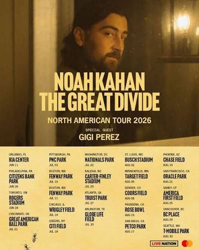 NOAH KAHAN TICKET (SLC, 08/25)