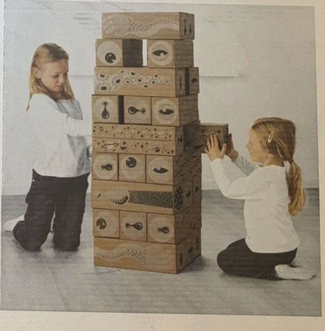 IKEA LUSTIGT Design K Grandin Cardboard Building Blocks (24x)
