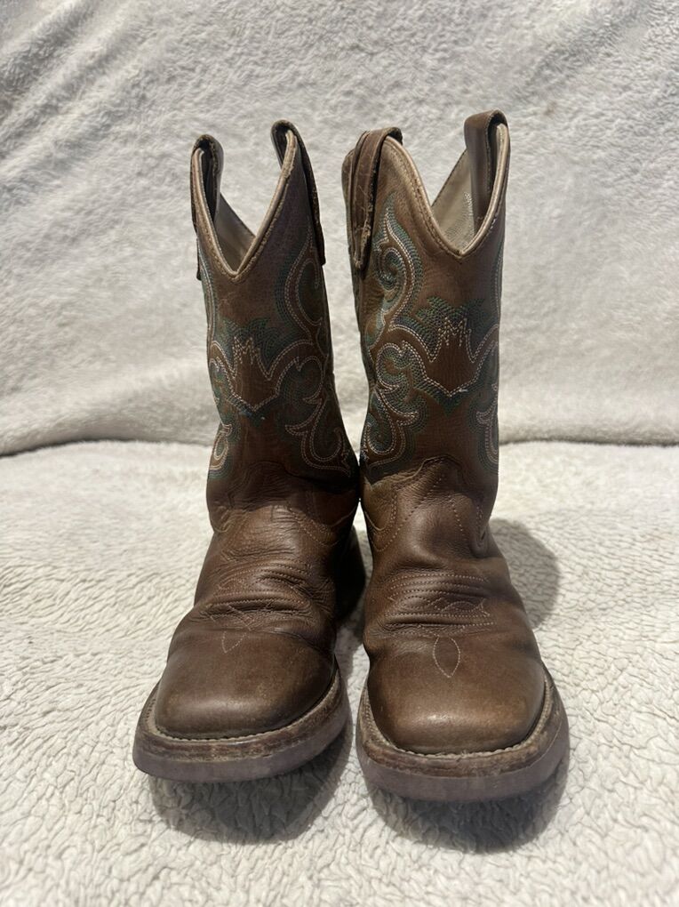 Old West Toddler 13 Brown Leather Western Boots