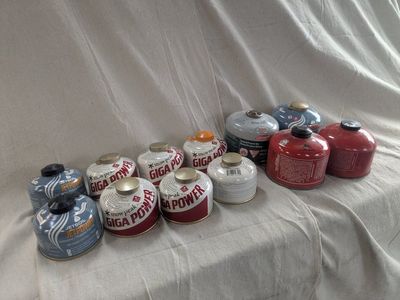 Canisters butane propane camping fuel stove iso