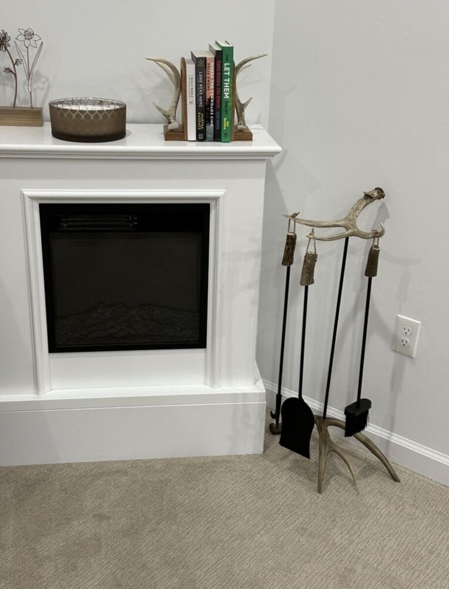 Fireplace Antler Set
