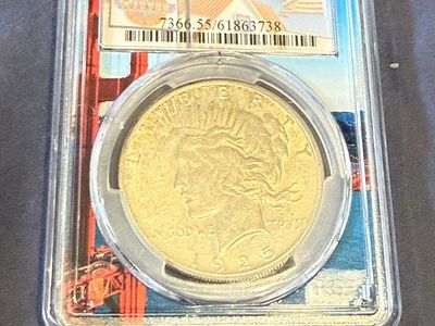 1925-S Peace Dollar PCGS AU-55 Coin